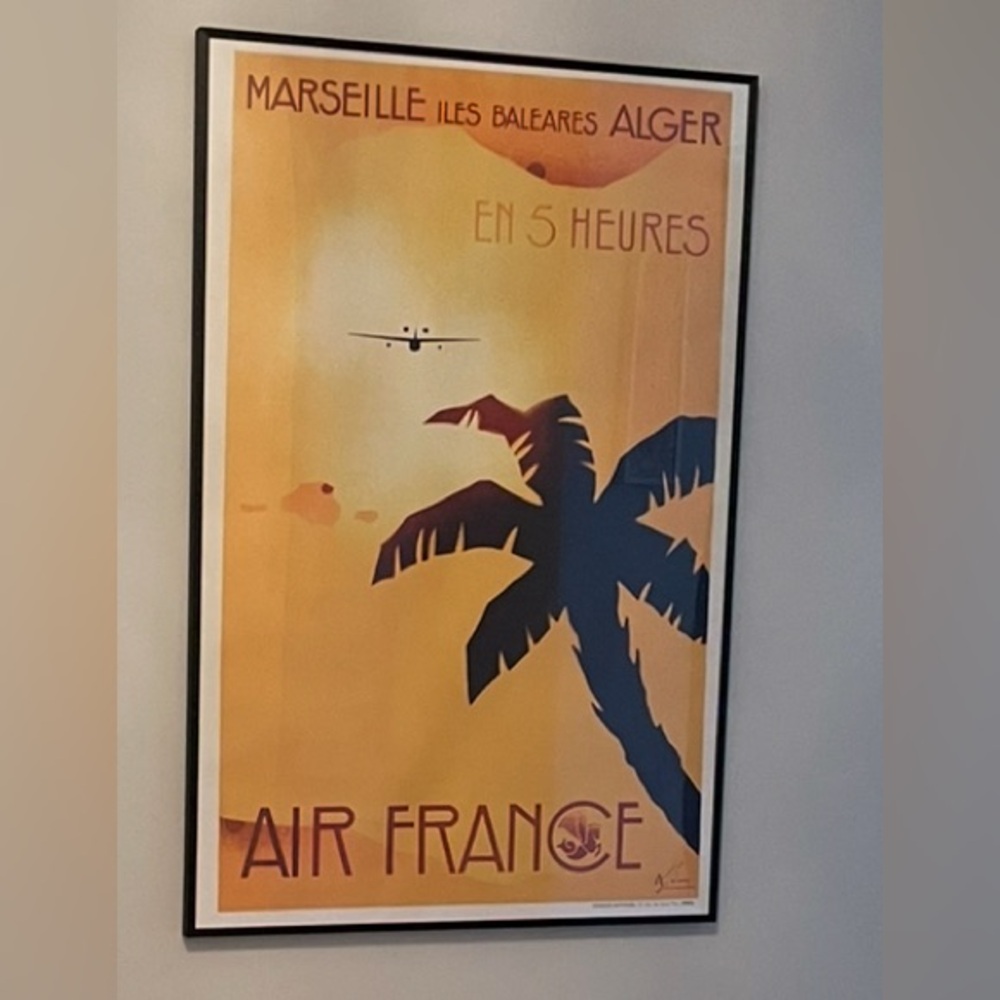 Framed Vintage Travel Poster